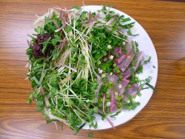 ひらまさの刺身